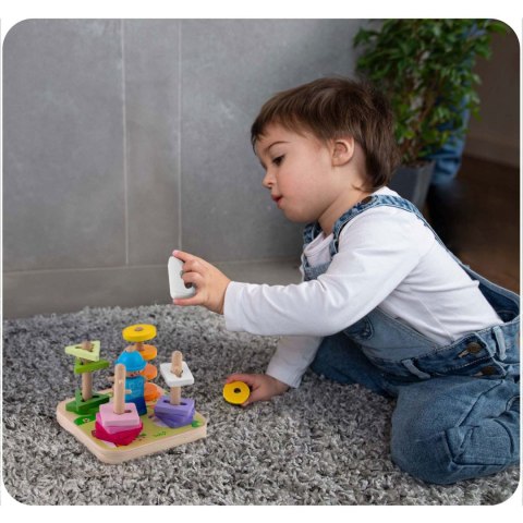 DREWNIANA ZABAWKA SORTER - UKŁADANKA RK-866 RICOKIDS