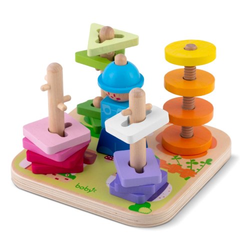 DREWNIANA ZABAWKA SORTER - UKŁADANKA RK-866 RICOKIDS