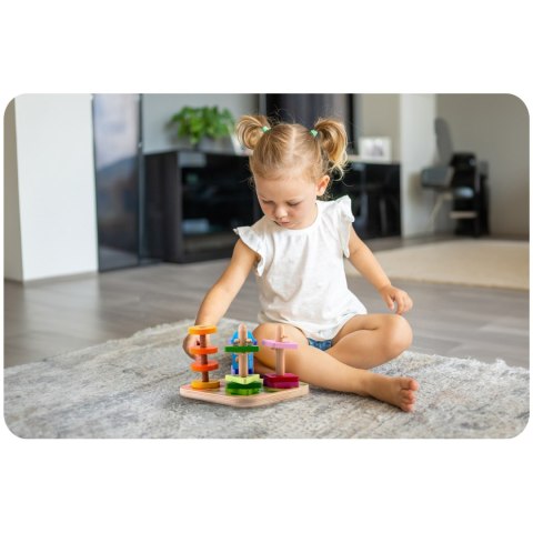 DREWNIANA ZABAWKA SORTER - UKŁADANKA RK-866 RICOKIDS
