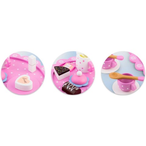 DREWNIANA ZABAWKA ZESTAW DO HERBATY RK-869 RICOKIDS