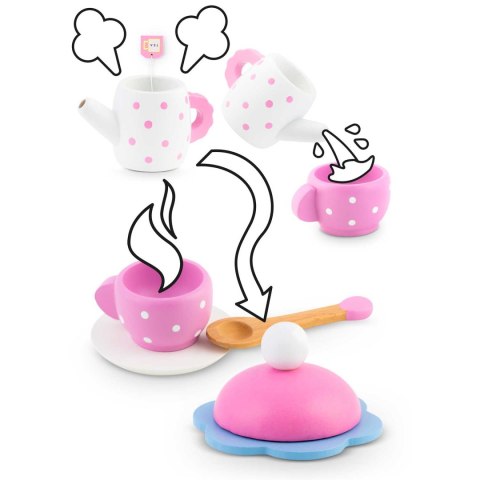 DREWNIANA ZABAWKA ZESTAW DO HERBATY RK-869 RICOKIDS