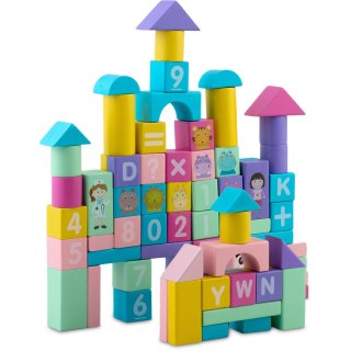 DREWNIANE KLOCKI EDUKACYJNE RK-871 RICOKIDS