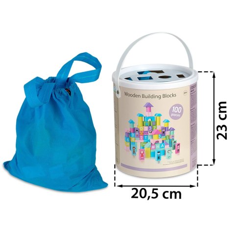 DREWNIANE KLOCKI EDUKACYJNE RK-871 RICOKIDS