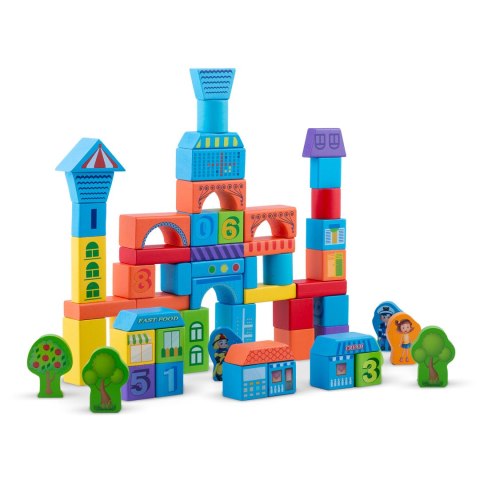 DREWNIANE KLOCKI EDUKACYJNE RK-871 RICOKIDS