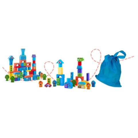 DREWNIANE KLOCKI EDUKACYJNE RK-871 RICOKIDS