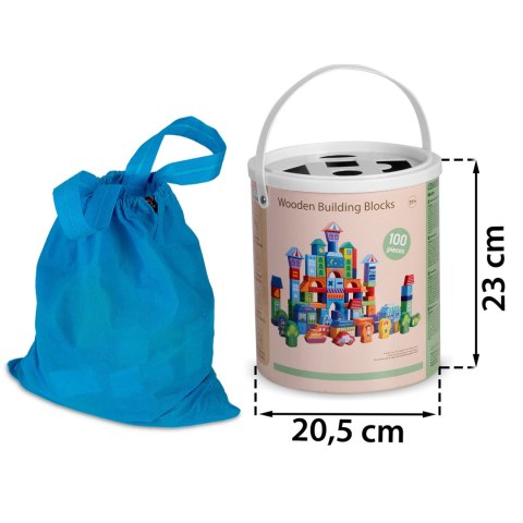 DREWNIANE KLOCKI EDUKACYJNE RK-871 RICOKIDS