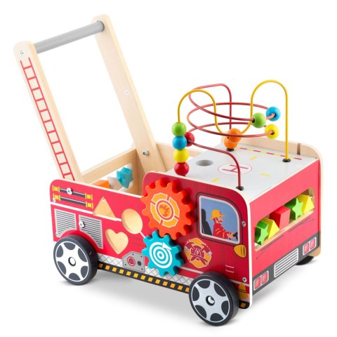 DREWNIANY CHODZIK PCHACZ STRAŻ POŻARNA RK-873 RICOKIDS