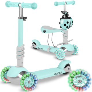 HULAJNOGA TRÓJKOŁOWA RICOKIDS BUGGY - MIĘTOWA