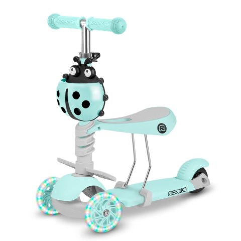HULAJNOGA TRÓJKOŁOWA RICOKIDS BUGGY - MIĘTOWA