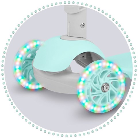 HULAJNOGA TRÓJKOŁOWA RICOKIDS BUGGY - MIĘTOWA