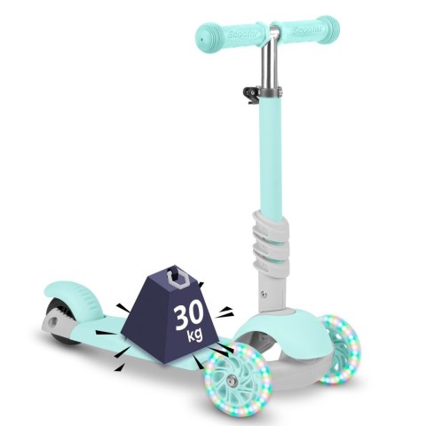 HULAJNOGA TRÓJKOŁOWA RICOKIDS BUGGY - MIĘTOWA