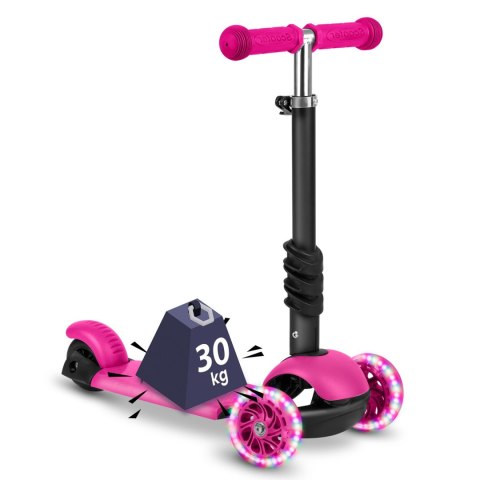 HULAJNOGA TRÓJKOŁOWA RICOKIDS BUGGY - RÓŻOWA
