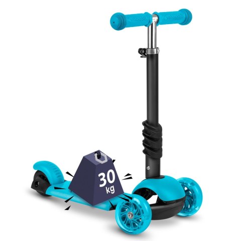 HULAJNOGA TRÓJKOŁOWA RICOKIDS BUGGY - TURKUSOWA