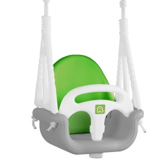 HUŚTAWKA KUBEŁKOWA SŁONIK 3W1 RICOKIDS SZARO ZIELONA