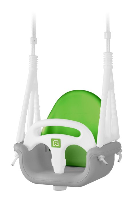 HUŚTAWKA KUBEŁKOWA SŁONIK 3W1 RICOKIDS SZARO ZIELONA