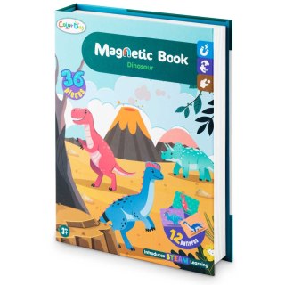 KSIĄŻKA MAGNETYCZNA PUZZLE DINOZAURY RK-770