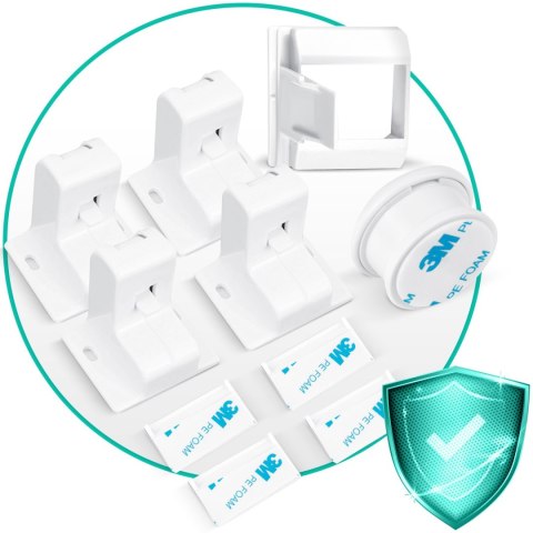 MAGNETYCZNE ZABEZPIECZENIE SZAFEK RICOKIDS 798000 4 SZT