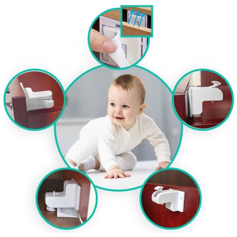 MAGNETYCZNE ZABEZPIECZENIE SZAFEK RICOKIDS 798000 4 SZT
