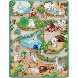 MATA PIANKOWA DO KOLOROWANIA ZWIJANA 120 X 90 X 0,3 CM RICOKIDS RK-344