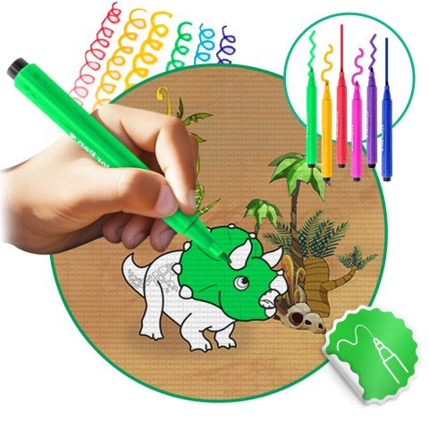 MATA PIANKOWA DO KOLOROWANIA ZWIJANA 120 X 90 X 0,3 CM RICOKIDS RK-344