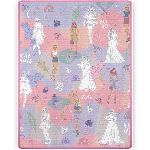 MATA PIANKOWA DO KOLOROWANIA ZWIJANA 120 X 90 X 0,3 CM RICOKIDS RK-344