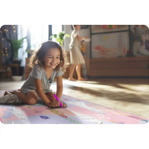MATA PIANKOWA DO KOLOROWANIA ZWIJANA 120 X 90 X 0,3 CM RICOKIDS RK-344