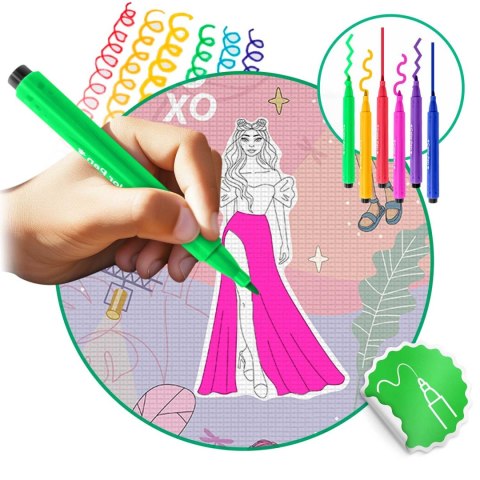 MATA PIANKOWA DO KOLOROWANIA ZWIJANA 200 X 120 X 0,3 CM RICOKIDS RK-343