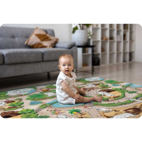 MATA PIANKOWA DO KOLOROWANIA ZWIJANA 200 X 120 X 0,3 CM RICOKIDS RK-343