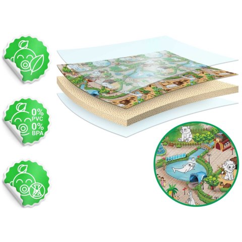 MATA PIANKOWA DO KOLOROWANIA ZWIJANA 200 X 120 X 0,3 CM RICOKIDS RK-343