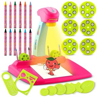 PROJEKTOR DO NAUKI RYSOWANIA RICOKIDS 772000 - RÓŻOWY