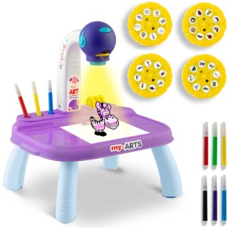 PROJEKTOR DO NAUKI RYSOWANIA RICOKIDS 773700 - FIOLETOWY