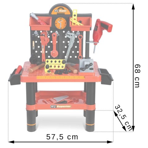 WARSZTAT DLA DZIECI RICOKIDS 772500 CZERWONY