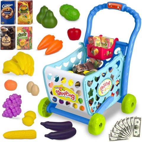 WÓZEK NA ZAKUPY RICOKIDS 773400 NIEBIESKI