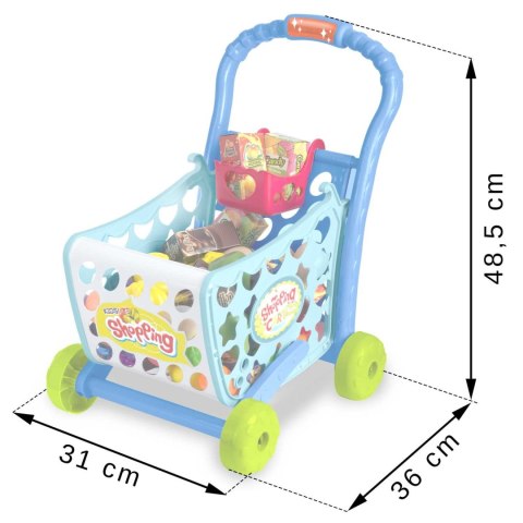 WÓZEK NA ZAKUPY RICOKIDS 773400 NIEBIESKI