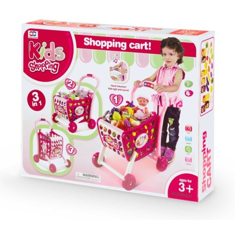 WÓZEK NA ZAKUPY RICOKIDS 773401 RÓŻOWY