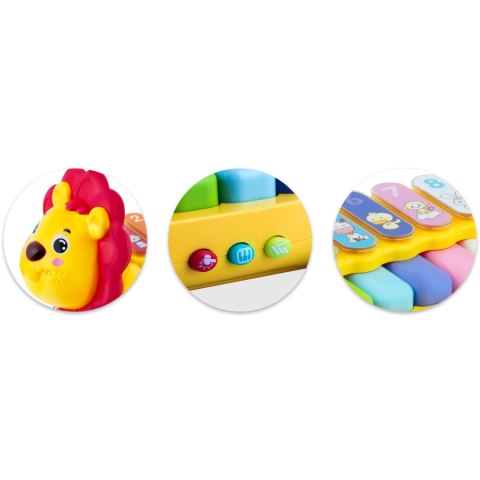 ZABAWKA EDUKACYJNA CYMBAŁKI, KSYLOFON LEWEK RK-740 RICOKIDS