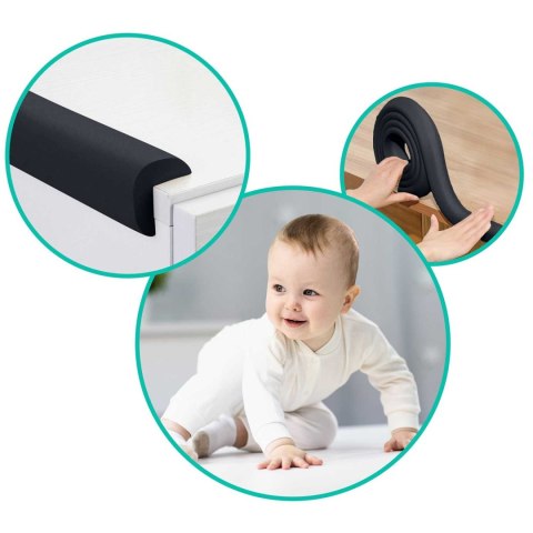 ZABEZPIECZAJĄCA TAŚMA PIANKOWA RICOKIDS 798711 CZARNA 6 M
