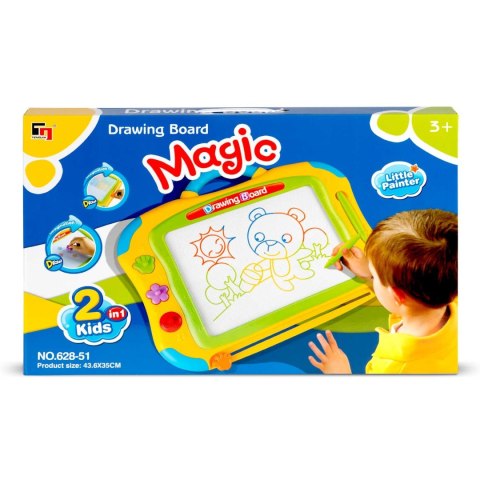 ZNIKOPIS TABLICA DO RYSOWANIA RICOKIDS - ŻÓŁTY