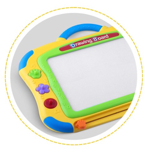 ZNIKOPIS TABLICA DO RYSOWANIA RICOKIDS - ŻÓŁTY