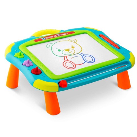 ZNIKOPIS TABLICA + STOLIK DO RYSOWANIA RICOKIDS - NIEBIESKI
