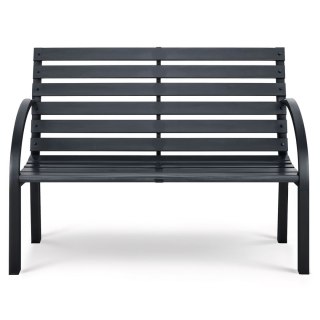 ŁAWKA OGRODOWA Z OPARCIEM 117,5 X 83 X 57 CM SOFOTEL LUCA