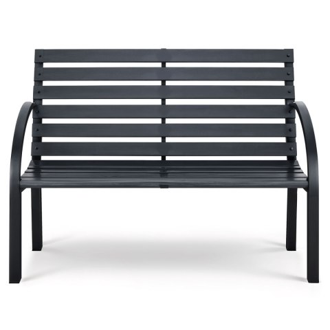 ŁAWKA OGRODOWA Z OPARCIEM 117,5 X 83 X 57 CM SOFOTEL LUCA