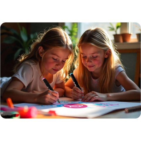 MATA DO MALOWANIA 90 X 120 CM + MARKERY ALKOHOLOWE 80 SZT RICOKIDS