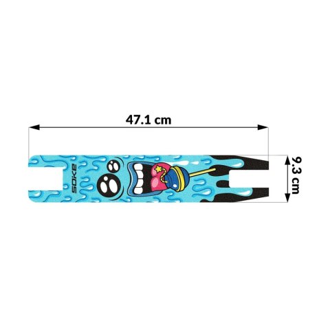 GRIP TAPE PAPIER ŚCIERNY DO HULAJNOGI 47,1X9,3CM LOLLIBOMB GRIP TAPE PAPIER ŚCIERNY DO HULAJNOGI 47,1X9,3CM LOLLIBOMB