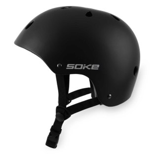 KASK SPORTOWY SOKE K1 CZARNY XS