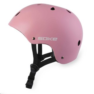 KASK SPORTOWY SOKE K1 RÓŻOWY M