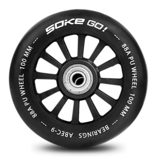 KÓŁKA DO HULAJNOGI 100 MM CZARNE 2 SZT