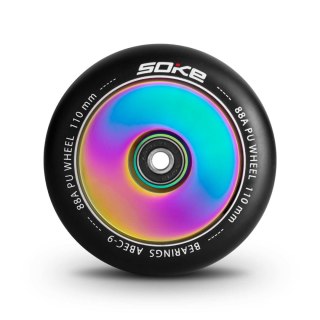 KÓŁKA DO HULAJNOGI 110 MM PEŁNE RAINBOW 2SZT