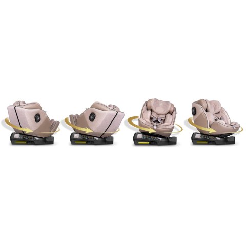 Fotelik samochodowy Nukido Aero Line beżowy 0-36 kg ISOFIX
