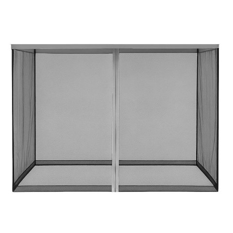 Moskitiera do pawilonu ogrodowego 3x3 m siatka z zamkami błyskawicznymi MultiGarden Moskitiera do pawilonu ogrodowego 3x3 m siatka z zamkami błyskawicznymi MultiGarden